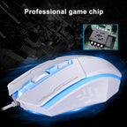 Chasing Leopard 199 USB 1600DPI Three-speed Adjustable LED Backlight Wired Optical Gaming Mouse, Length: 1.3m — view 12