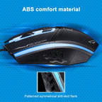 Chasing Leopard 199 USB 1600DPI Three-speed Adjustable LED Backlight Wired Optical Gaming Mouse, Length: 1.3m — view 7