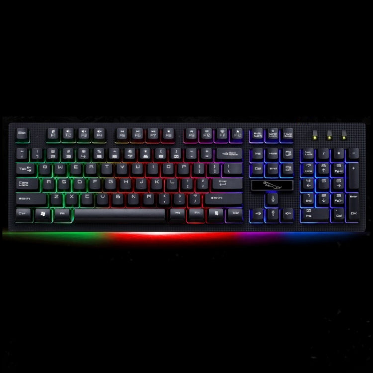 ZGB G20 104 Keys USB Wired Mechanical Feel Glowing Computer Keyboard Gaming Keyboard