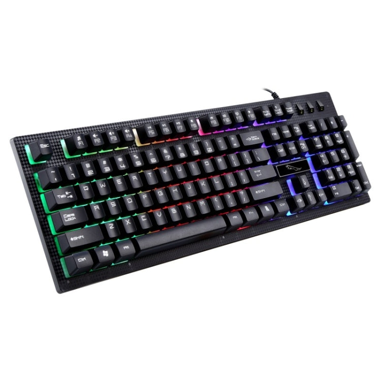 ZGB G20 104 Keys USB Wired Mechanical Feel Glowing Computer Keyboard Gaming Keyboard