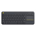 2.4GHz Wireless Touch Control Keyboard, Wireless Range: 10m, Logitech K400 Plus