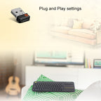2.4GHz Wireless Touch Control Keyboard, Wireless Range: 10m, Logitech K400 Plus
