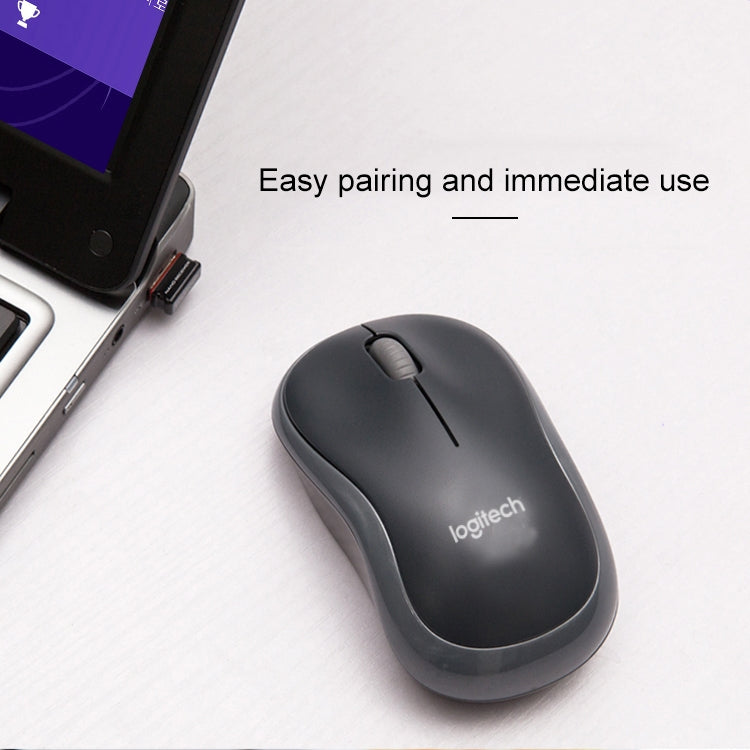 Logitech M186 Wireless Mouse Office Power Saving USB Laptop Desktop Computer Universal