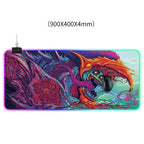 Computer Monster Pattern Illuminated Mouse Pad, Size: 90 x 40 x 0.4cm, 90 x 40 x 0.4cm — 90 x 40 x 0.4cm