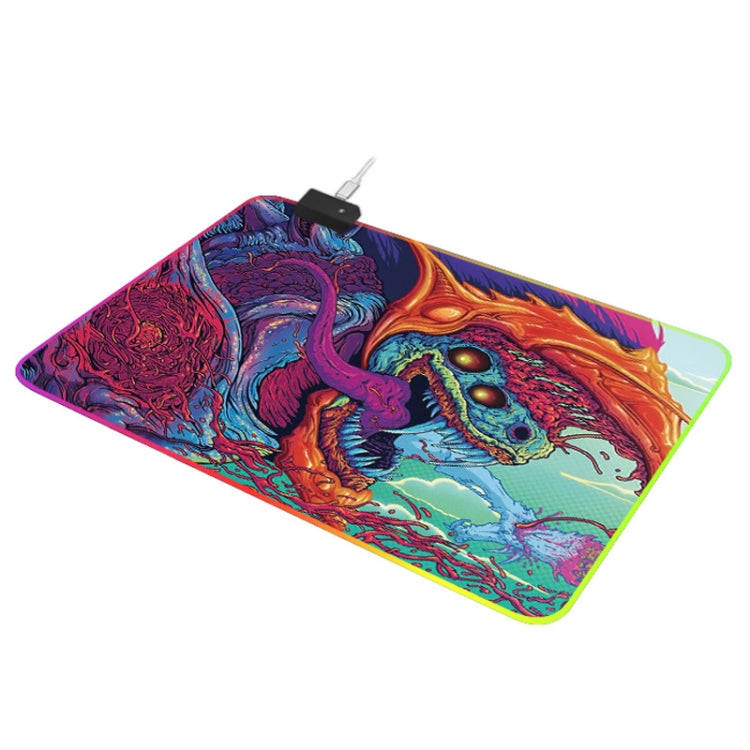 Computer Monster Pattern Illuminated Mouse Pad, Size: 90 x 40 x 0.4cm, 90 x 40 x 0.4cm — view 3
