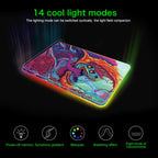 Computer Monster Pattern Illuminated Mouse Pad, Size: 90 x 40 x 0.4cm, 90 x 40 x 0.4cm — view 8
