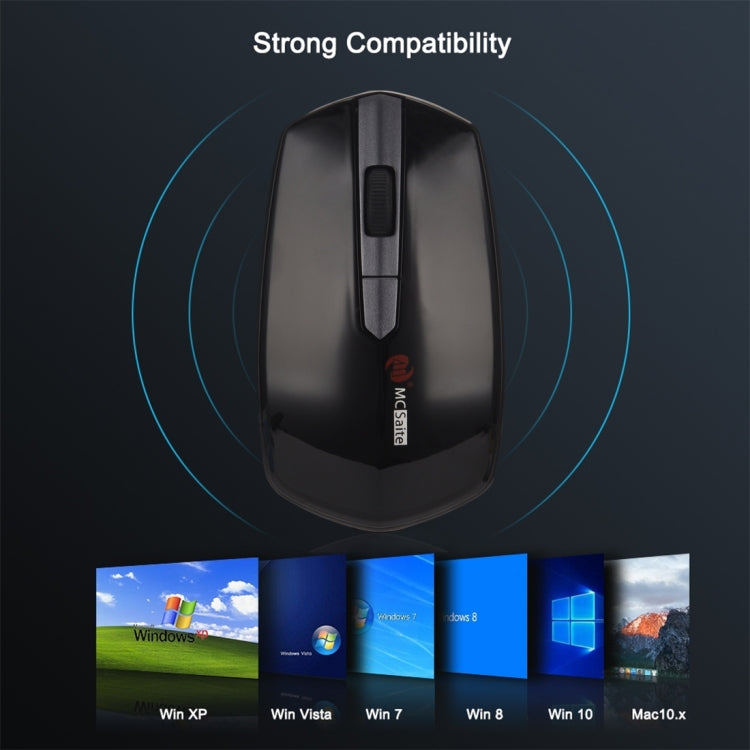 MCSaite MC-369AG USB-C / Type-C 1600DPI Three-speed Adjustable 4-button Wireless Optical Mouse