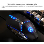 YINDIAO K002 USB Wired Mechanical Feel RGB Backlight Keyboard + Optical Mouse + Headset Set
