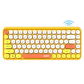 Ajazz 308I 84 Keys Tablet Mobile Phone Computer Household Office Bluetooth Keyboard