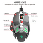 HXSJ J200 7 Keys Programmable Wired E-sports Mechanical Mouse with Light — view 12