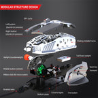 HXSJ J200 7 Keys Programmable Wired E-sports Mechanical Mouse with Light — view 3
