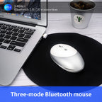 HXSJ T36 2.4G Bluetooth 5.0+3.0 Three-mode Silent Design Wireless Bluetooth Mouse