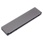 F18 Ultra-slim Rechargeable Foldable 58 Keys Bluetooth Wireless Keyboard with Holder — Silver
