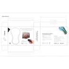 PR-01 6D Gyroscope Fly Air Mouse 2.4G USB Receiver 1600 DPI Wireless Optical Mouse for Computer PC Android Smart TV Box