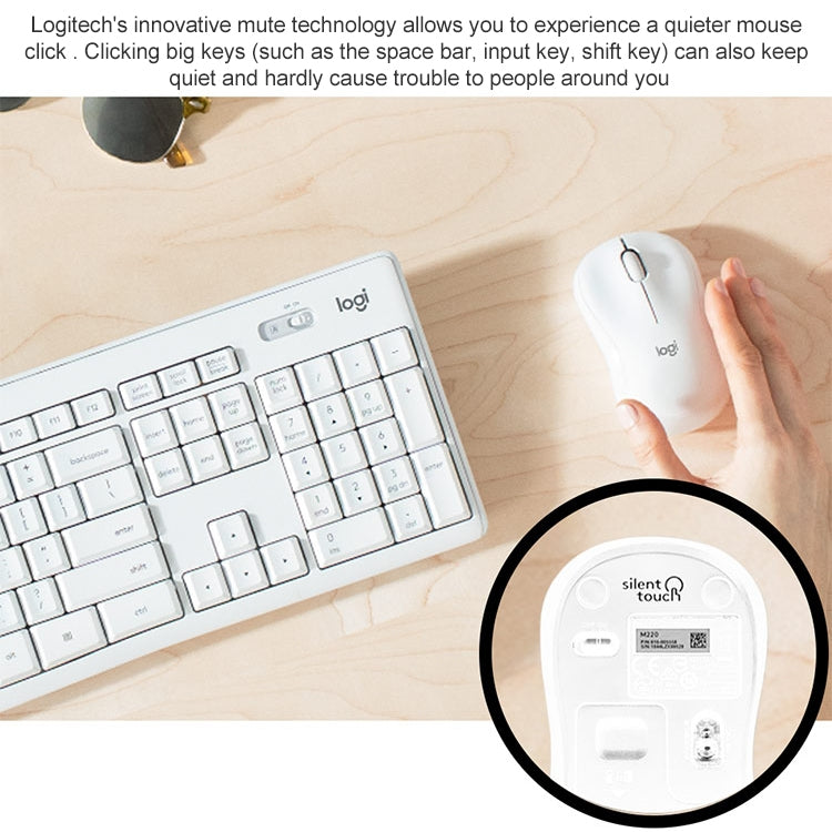 Logitech MK295 USB Wireless Silence Keyboard Mouse Set — view 5
