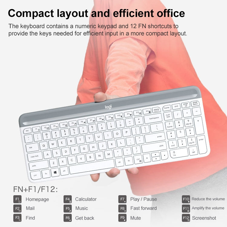 Logitech MK470 Wireless Silence Keyboard Mouse Set — view 5