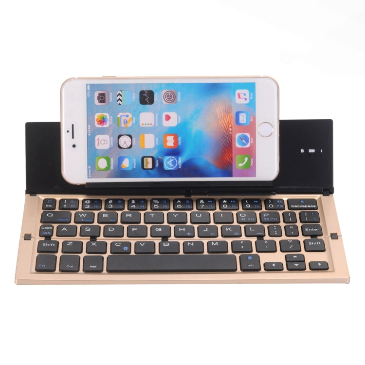 GK608 Ultra-thin Foldable Bluetooth V3.0 Keyboard, Built-in Holder, Support Android / iOS / Windows System — view 12