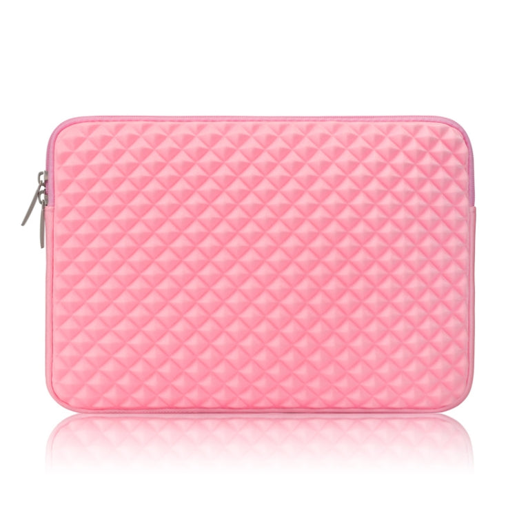 Diamond Texture Laptop Liner Bag, Size: 12-13 inch — Black