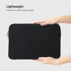 Diamond Texture Laptop Power Bag, Size: 16 x 13 x 1.5cm