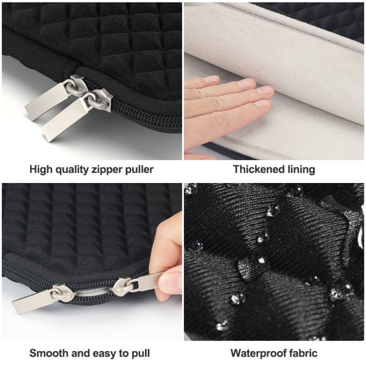 Diamond Texture Laptop Power Bag, Size: 16 x 13 x 1.5cm