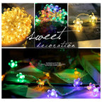 3m 20 LEDs Cherry Blossom Holiday Decorative Light, Battery Powered