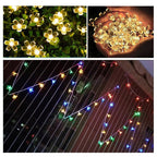 6m 40 LEDs Cherry Blossom Holiday Decorative Light, Battery Powered