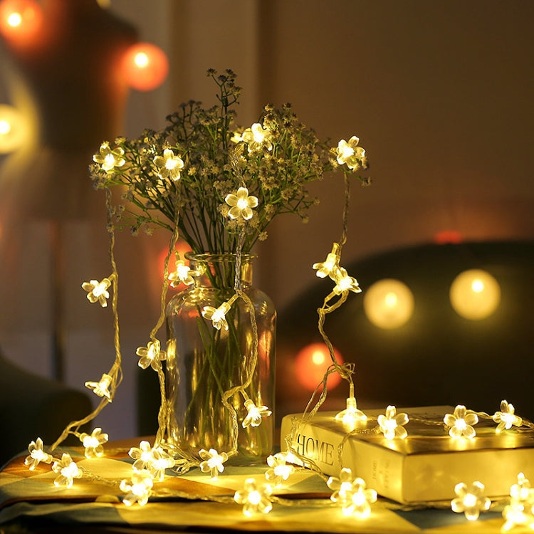 6m 40 LEDs Cherry Blossom Holiday Decorative Light, Battery Powered — view 8