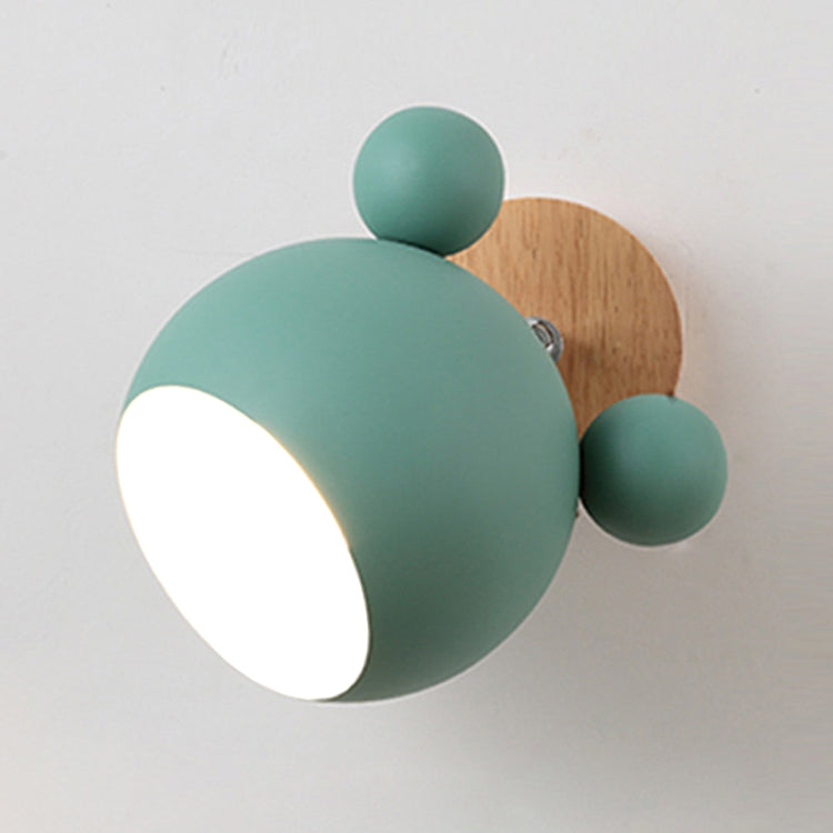 Creative Cartoon E27 LED White Light Wall Lamp for Bedside Passage — White