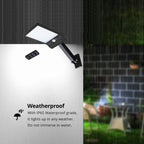 6W 800LM 48 LEDs Solar Remote Control Flat Lamp with Bracket — view 13