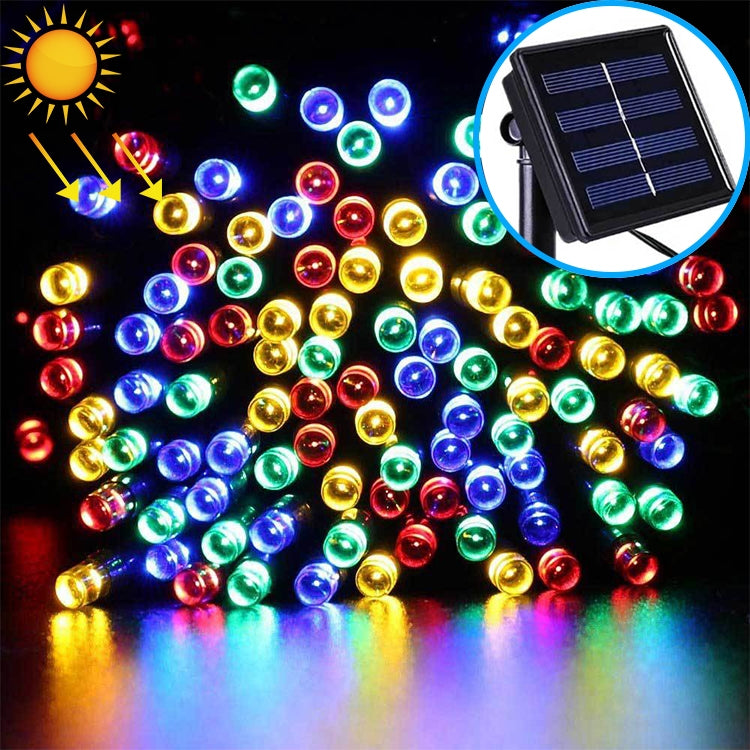 200 LEDs Outdoor Waterproof Christmas Festival Decoration Solar Lamp String, Length: 22m — view 11