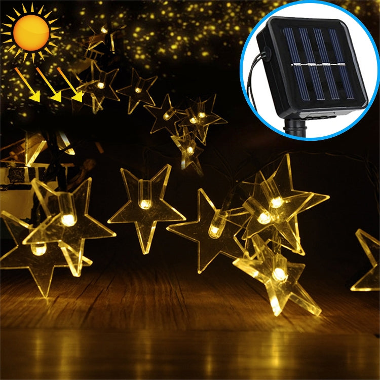 Star Shape 20 LEDs Outdoor Garden Christmas Festival Decoration Solar Lamp String — view 7