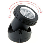 LED Outdoor Waterproof Solar Underwater Spotlight Floodlight, Two Heads