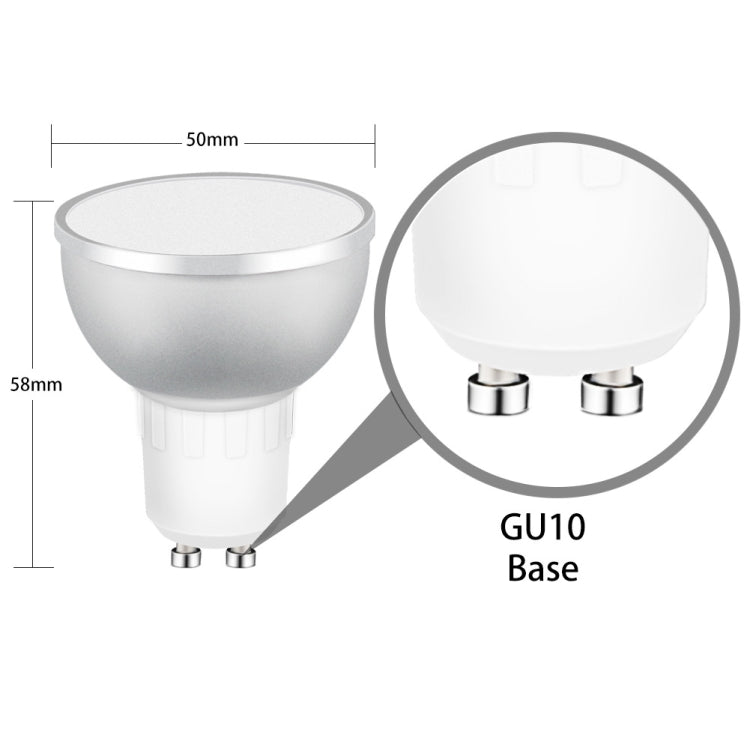 GU10 5W RGB Dimming WIFI Smart LED Light Bulb Energy Saving Light