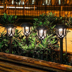 Solar Energy Coffee Outdoor Lawn Lamp IP65 Waterproof LED Decorative Garden Light
