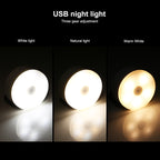 3-color USB Rechargeable LED Night Light — view 6