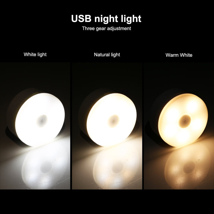 3-color USB Rechargeable LED Night Light — view 6