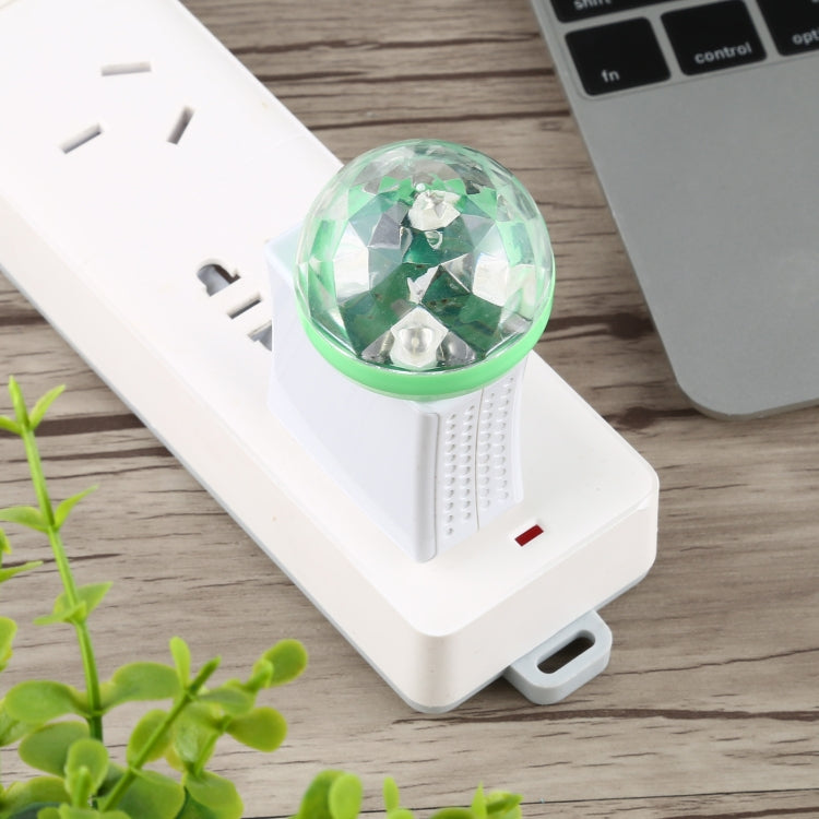 4W RGB USB LED Crystal Magic Ball Stage Light with 8 Pin Adapter — view 7