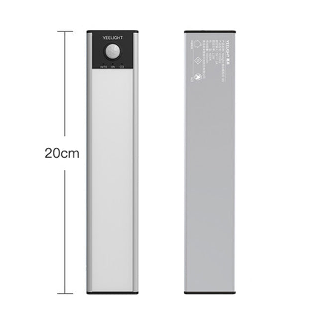 20cm Original Xiaomi Youpin YEELIGHT LED Smart Human Motion Sensor Light Bar Rechargeable Wardrobe Cabinet Corridor Wall Lamps — 20cm