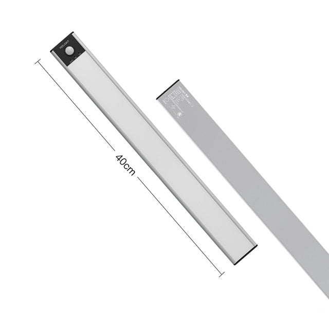 40cm Original Xiaomi Youpin YEELIGHT LED Smart Human Motion Sensor Light Bar Rechargeable Wardrobe Cabinet Corridor Wall Lamps — Black
