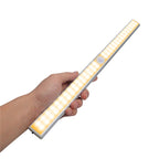 Wide Screen Intelligent Human Body Sensor Light LED Corridor Cabinet Light, USB Charging Version, 2.8W 40 LEDs Warm White