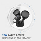 20W LED Smart Sensor Outdoor Floodlight with 1080P Security Camera, 5000K White Light — view 5