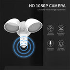 20W LED Smart Sensor Outdoor Floodlight with 1080P Security Camera, 5000K White Light — view 6