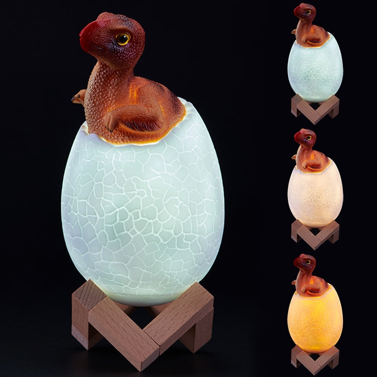 Shape Creative Touch 3D Decorative Night Light, 3-color Patting Version, Stealing Egg Dragon