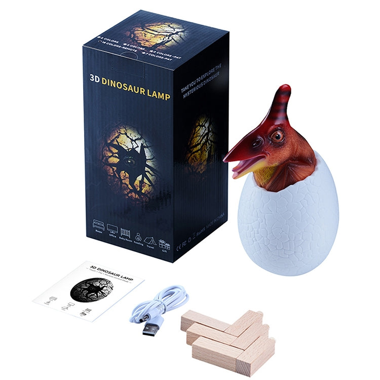 Pterosaur Shape Creative Touch 3D Decorative Night Light, 3-color Patting Version — view 3