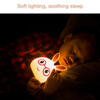 Smiling Rabbit Creative Touch 3D LED Decorative Night Light, AAA Battery Version — view 11
