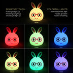 Smiling Rabbit Creative Touch 3D LED Decorative Night Light, AAA Battery Version — view 13