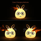 Smiling Rabbit Creative Touch 3D LED Decorative Night Light, AAA Battery Version — view 8