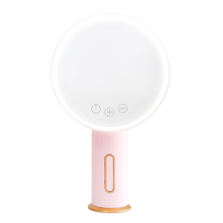 Smart LED Desktop Makeup Mirror with Fill Light, White Light — Black