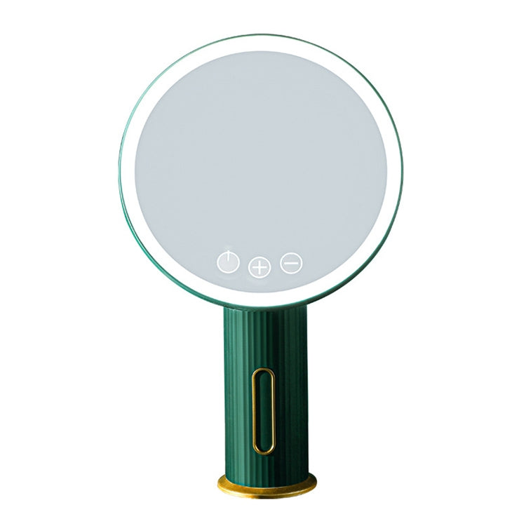 Smart LED Desktop Makeup Mirror with Fill Light, White Light — Pink