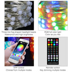 Christmas Decoration USB Copper Wire String Light Bluetooth Mobile APP Control, Length: 10m 100 LEDs, APP Control, Length: 10m 100 LEDs